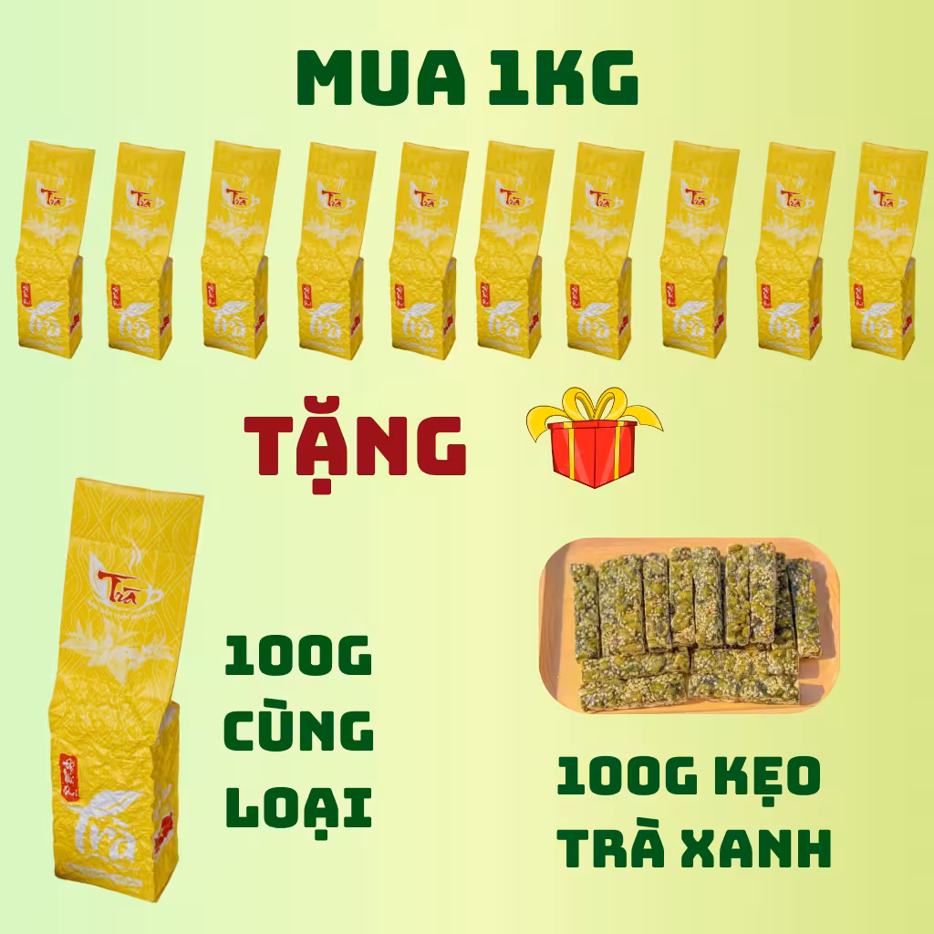 1kg trà móc câu đặc biệt mạn nhu trà xanh thái nguyên