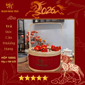 Hộp Trà Móc Câu Biếu Tặng | Lan Tre Đỏ 1kg |