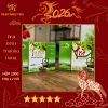 hộp trà đinh biếu tặng 200g sang trọng xanh lá