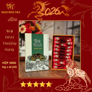 hộp trà đinh biếu tặng 200g sang trọng