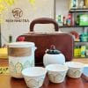 bộ pha trà 6 món du lịch văn phòng mạn nhu trà trà xanh thái nguyên